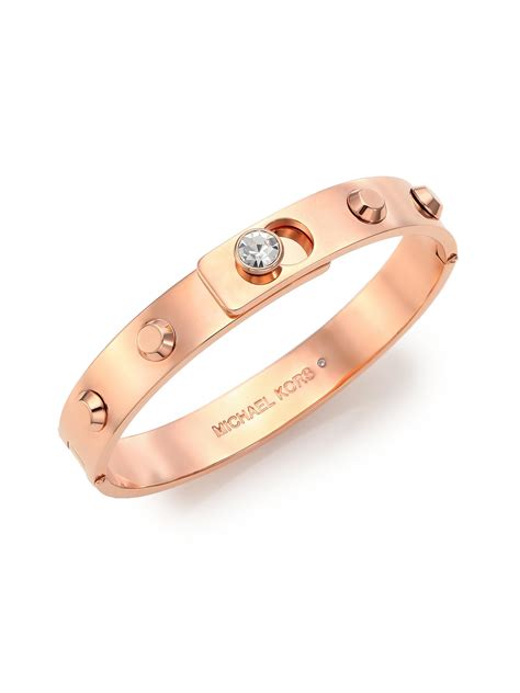 michael kors rose gold bangles|michael kors adjustable bracelet.